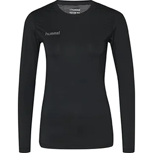 Hummel Hummel Damska koszulka Hml First Performance Women Jersey L/S Base Layer Top czarny czarny S 204515-2001 - Koszulki i topy damskie - miniaturka - grafika 1