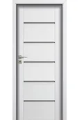 Drzwi wewnętrzne - Pol-Skone Dzwi Wewnętrzne Z Szybą Esto V3S5 Biały - miniaturka - grafika 1