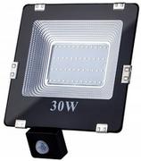 Pozostałe oświetlenie - ART Lampa zew. LED 30W,SMD,IP65, AC80-265V,black, 4000K-W,sensor L4101786 - miniaturka - grafika 1