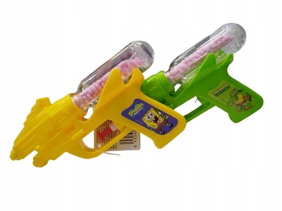 PISTOLET NA WODE Z CUKIERKAMI SPONGEBOB ŻÓŁWIE NINJA - PA3334