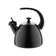 Czajniki na gaz - Czajnik emaliowany gładki Aperto 2,2l czarny - miniaturka - grafika 1