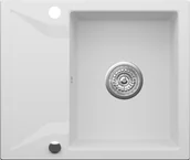 Zlewozmywaki - KERNAU KGS J 4559 1B1D PURE WHITE (biały) - miniaturka - grafika 1