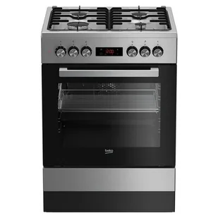 Kuchenka gazowo-elektryczna Beko FSMT62321DXSS - Kuchenki gazowo-elektryczne - miniaturka - grafika 1