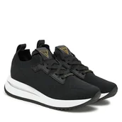 Sneakersy damskie - Sneakersy Guess FLPEST FAB12 Czarny - miniaturka - grafika 1