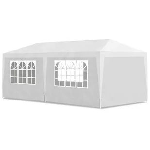 Biały namiot ogrodowy z zamkiem - Pikol - Pawilony ogrodowe - miniaturka - grafika 1
