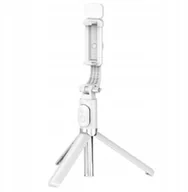 Selfie stick - Selfie Stick Statyw Na Telefon Pilot Na Bluetooth Uchwyt ZS8 Biały - miniaturka - grafika 1