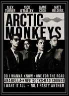Podkładki pod mysz - PODKŁADKA POD MYSZ Z Nadrukiem 22x18 cm Arctic Monkeys Zespół Tekst Prezent - miniaturka - grafika 1