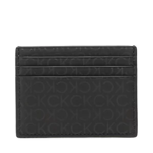 Etui na dokumenty i karty - Etui na karty kredytowe Calvin Klein - Uv Mono Cardholder 6Cc K50K509761 01K - grafika 1