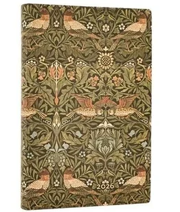 Paperblanks Kalendarz książkowy mini 2026 Morris Birds - kalendarz - Kalendarze - miniaturka - grafika 1