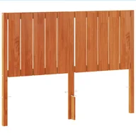 Inne meble do sypialni - vidaXL Wezgłowie do łóżka, woskowy brąz, 135 cm, lite drewno sosnowe - miniaturka - grafika 1