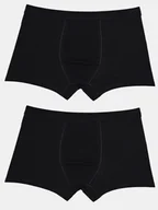 Majtki męskie - Bokserki bawełniane 2-pak XL czarny XL - miniaturka - grafika 1