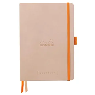 Goalbook Rhodia A5, miękka oprawa, rose smoke - Notesy i bloczki - miniaturka - grafika 1