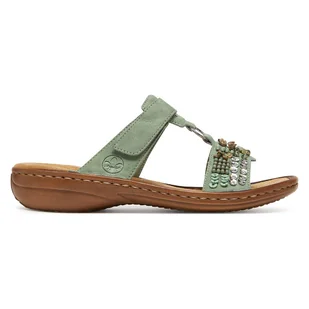 Klapki Rieker 60814-52 - Klapki i japonki damskie - miniaturka - grafika 1