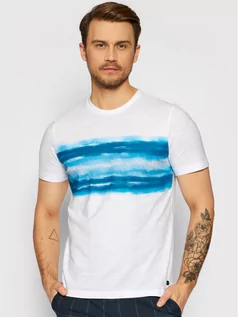 Koszulki męskie - Pierre Cardin T-Shirt 52630/000/11273 Biały Regular Fit - grafika 1