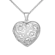 Wisiorki - Srebrny sekretnik Serce - miniaturka - grafika 1