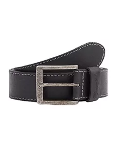 Wrangler Stitched Belt Pasek Mężczyźni, Czarny, 100 - Paski - miniaturka - grafika 1