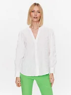 Koszule damskie - Tommy Hilfiger Koszula WW0WW38007 Biały Regular Fit - miniaturka - grafika 1