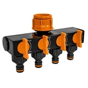 Inne akcesoria do nawadniania - BRADAS ROZDZIELACZ Z CZTEREMA ZAWORAMIECO-PWB3033 - miniaturka - grafika 1