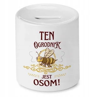 Skarbonka Dla Ogrodnika na Urodziny na Prezent z Nadrukiem ze Zdjęciem + Opakowanie na prezent (wzór 03) - Skarbonki - miniaturka - grafika 1