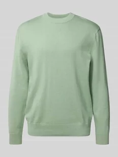 Sweter o kroju regular fit z dzianiny z bawełny - Swetry męskie - miniaturka - grafika 1