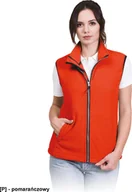 Kurtki i kamizelki sportowe damskie - R.E.I.S. VHONEY-L - bezrękawnik damski z polaru, kołnierz ze stójką - ciemnoczerwony XL - miniaturka - grafika 1