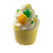 Pozostałe kosmetyki - Bomb Cosmetics Bomb Cosmetics Babeczka do Kąpieli Pineapple Party BO-3310 - miniaturka - grafika 1
