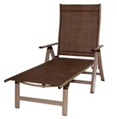 Leżaki ogrodowe - Dajar leżak LONDON cappucino + champagne - miniaturka - grafika 1