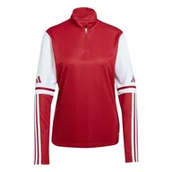 Koszulki i topy damskie - adidas Kobiety SQUADRA25 TRAINING TOP, team power red 2/white, S - miniaturka - grafika 1