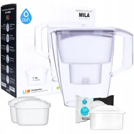 Dzbanki filtrujące - FILTR DAFI UNIMAX + 2X AQUAFLOOW + DAFI MILA 3l - miniaturka - grafika 1