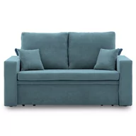 Sofy i kanapy - Sofa sztruksowa, rozkładana, Aikido, 150x85x80 cm, błękitny - miniaturka - grafika 1