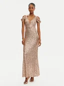 Sukienki - Rinascimento Sukienka wieczorowa CFC0122589003 Złoty Regular Fit - miniaturka - grafika 1