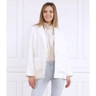 Marynarki i żakiety damskie - Tommy Hilfiger Lniana marynarka CASUAL LINEN SB BLAZER | Regular Fit - miniaturka - grafika 1