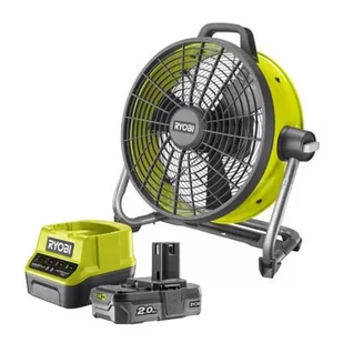Wentylator Wentylator RYOBI R18F5-0 + Akumulator RYOBI ONE+ RC18120-120 2Ah 18V + ładowarka - Wentylatory - miniaturka - grafika 1