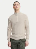 Swetry męskie - Blend Sweter 20714337 Beżowy Regular Fit - miniaturka - grafika 1