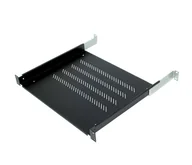 Akcesoria do komputerów stacjonarnych - Triton 19" shelf 1U 550mm 80kg plastic black - miniaturka - grafika 1