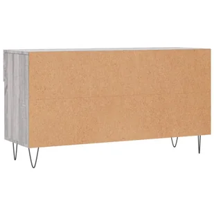 Ławka z miejscem na buty, szary dąb sonoma, 102x35x55 cm Lumarko! - Szafki na buty - miniaturka - grafika 9