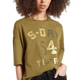 Koszulka damska Superdry Military Narrative Boxy luźny t-shirt-S - Koszulki i topy damskie - miniaturka - grafika 1