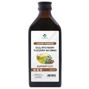 Olej rycynowy 250 ml Med Future - Olej spożywczy - miniaturka - grafika 1
