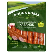 Kiełbasa i wędliny - Dolina Dobra Śniadaniowa kiełbaska kabanos 200 g - miniaturka - grafika 1
