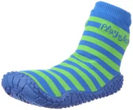 Skarpetki damskie - Playshoes Unisex ochrona przed promieniowaniem UV skarpety wodne unisex, buty plażowe i basenowe, Green Blau Gruen 791, 23 EU - miniaturka - grafika 1