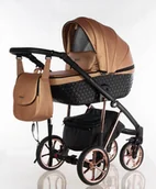 Wózki dziecięce - Kajtex Vento 3w1 kol. Czarno Miedziany - miniaturka - grafika 1