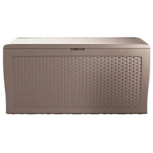 Keter Skrzynia ogrodowa do przechowywania Samoa Rattan brązowy, 270 l, 117 x 57 x 45 cm - Skrzynie ogrodowe - miniaturka - grafika 1