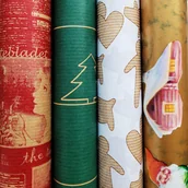 Opakowania i torebki na prezenty - Papier Ozdobny Świąteczny Zestaw 70Cmx2M 70Ma - miniaturka - grafika 1