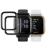 Akcesoria do smartwatchy - ZESTAW 2X Szkło Hybrydowe FULL GLUE 5D do Garmin VENU SQ czarny - miniaturka - grafika 1