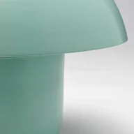 Lampy stojące - Lampa stołowa KARE Mushroom, zielony, stal, wysokość 27 cm - miniaturka - grafika 1