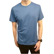 Koszulki męskie - T-shirt męski gładki koszulka jeans melanż 3XL - miniaturka - grafika 1