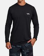 Bluzy męskie - RVCA bluza męska czarna L - miniaturka - grafika 1