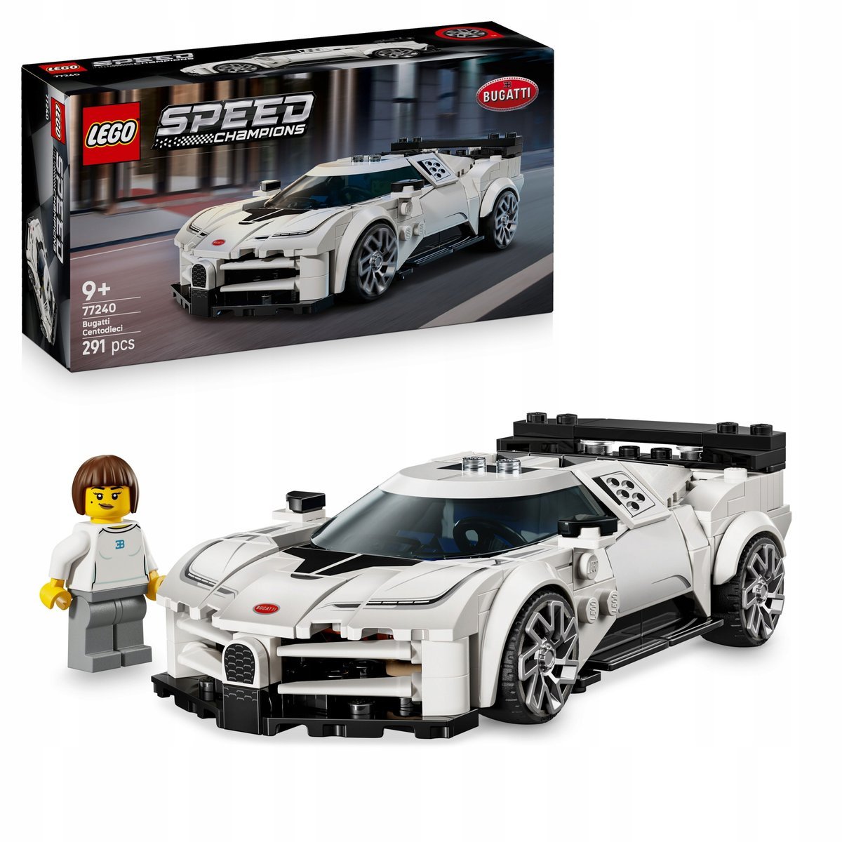 LEGO SPEED - Samochód auto Hipersamochód Bugatti Centodieci Bugati LEGO PREZENT DLA CHŁOPCA