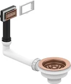 Syfony - Odpływ ALVEUS MONARCH ODPŁYW PRZELEW HALB RAMKA BLASZKA miedź PVD (1144842) - miniaturka - grafika 1