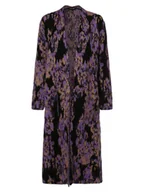 Swetry damskie - CATNOIR Dzianinowe wdzianko z dodatkiem moheru Kobiety Sztuczne włókno wielokolorowy|lila|czarny wzorzysty, 34 - miniaturka - grafika 1